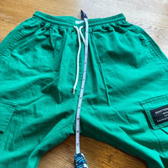 Sangtree Green Cargo Jogger Pants Size Small - Picture 12 of 13